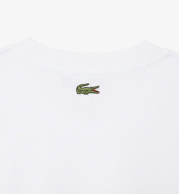 LACOSTE「リピートロゴプリントコットンTシャツ」|Tシャツ・カットソー|
