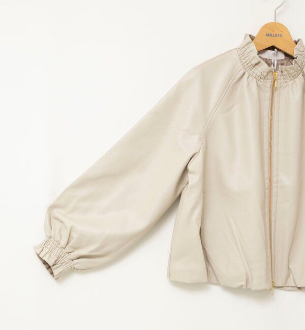 NOLLEY'S「【MARILYN MOON/マリリーンムーン】soft eco-leather blouson別注」|ブルゾン・スタジャン|
