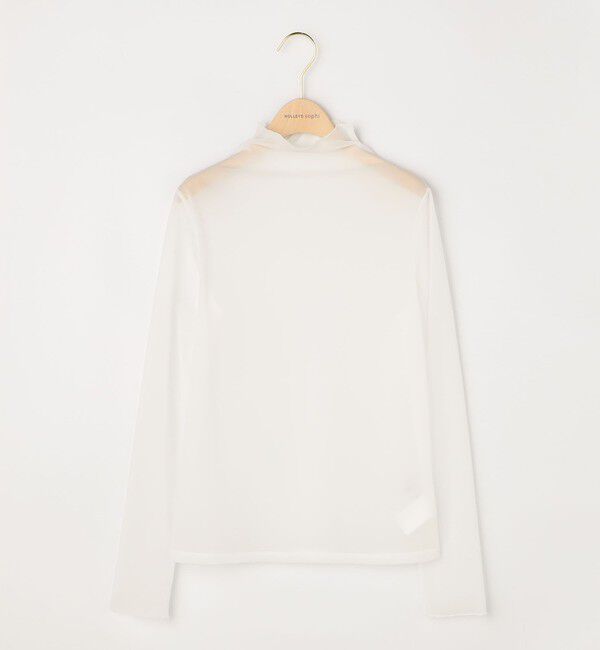 NOLLEY'S sophi「ウォッシャブルシアーオーガンジータートルネック」|Tシャツ・カットソー|