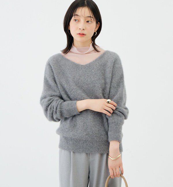 NOLLEY'S sophi「ウォッシャブルシアーオーガンジータートルネック」|Tシャツ・カットソー|