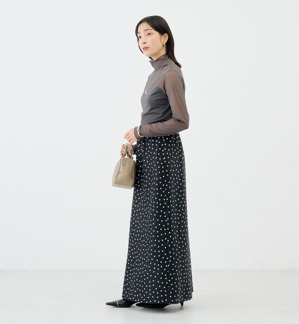NOLLEY'S sophi「ウォッシャブルシアーオーガンジータートルネック」|Tシャツ・カットソー|