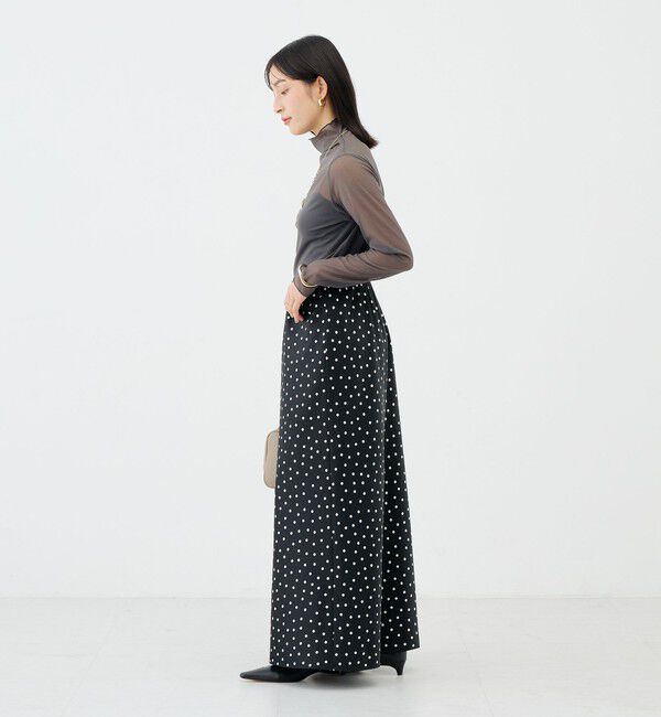NOLLEY'S sophi「ウォッシャブルシアーオーガンジータートルネック」|Tシャツ・カットソー|