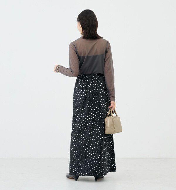 NOLLEY'S sophi「ウォッシャブルシアーオーガンジータートルネック」|Tシャツ・カットソー|