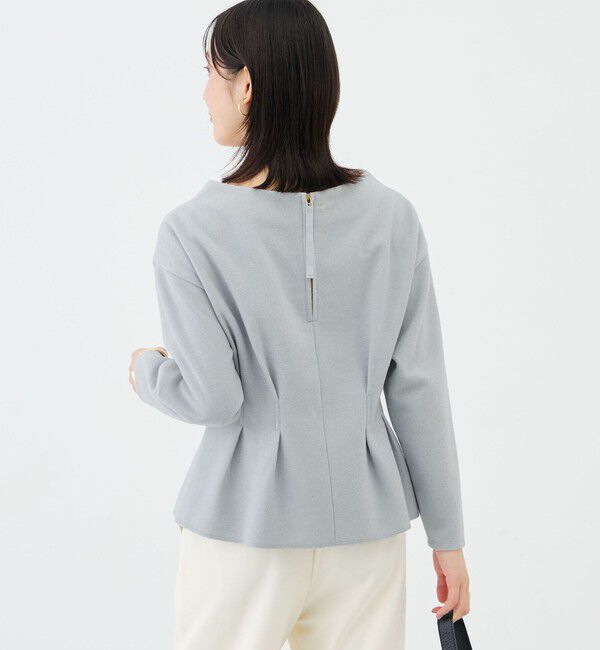 NOLLEY'S sophi「《セットアップ対応》《吸湿発熱》ウォッシャブルウーレットウエストタックプルオーバー」|Tシャツ・カットソー|