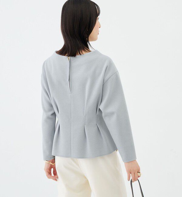 NOLLEY'S sophi「《セットアップ対応》《吸湿発熱》ウォッシャブルウーレットウエストタックプルオーバー」|Tシャツ・カットソー|
