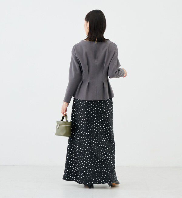 NOLLEY'S sophi「《セットアップ対応》《吸湿発熱》ウォッシャブルウーレットウエストタックプルオーバー」|Tシャツ・カットソー|