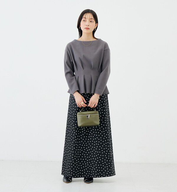 NOLLEY'S sophi「《セットアップ対応》《吸湿発熱》ウォッシャブルウーレットウエストタックプルオーバー」|Tシャツ・カットソー|
