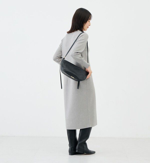 NOLLEY'S sophi「【WEB限定】《手洗い可能》片衿パール総針コクーンワンピース」|ワンピース|