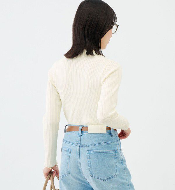 NOLLEY'S sophi「《手洗い可能》ワイドリブハイネックプルオーバー」|ニット・セーター|