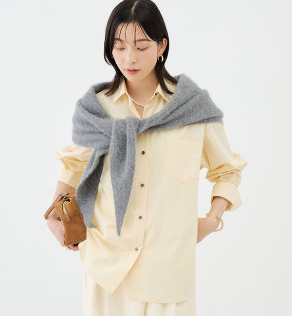 NOLLEY'S sophi「ウォッシャブルTCブロードオーバーシャツ」|シャツ・ブラウス|