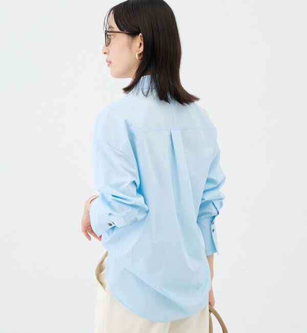 NOLLEY'S sophi「ウォッシャブルTCブロードオーバーシャツ」|シャツ・ブラウス|