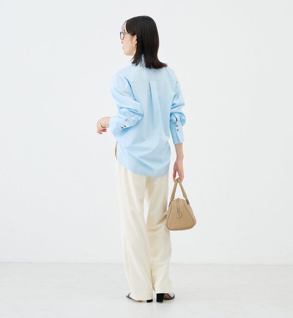NOLLEY'S sophi「ウォッシャブルTCブロードオーバーシャツ」|シャツ・ブラウス|