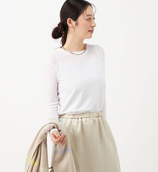 NOLLEY'S「MY STANDARDシアーロンT」|Tシャツ・カットソー|