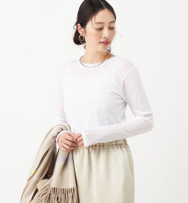 NOLLEY'S「MY STANDARDシアーロンT」|Tシャツ・カットソー|