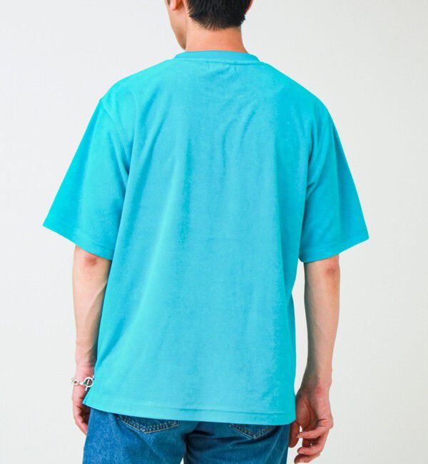 GLOSTER「【夏素材で快適】フレブルパイルTEE ワンポイント刺繍」|Tシャツ・カットソー|