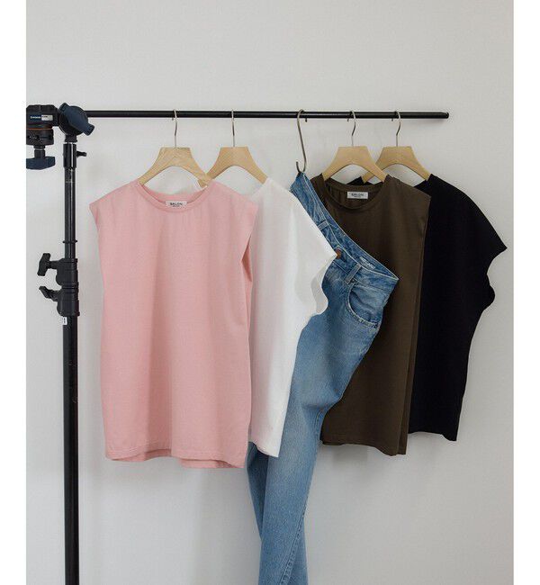 SALON adam et rope'「プリマベールリラックスドルマンスリーブプルオーバー［UVケア・洗濯耐久］」|Tシャツ・カットソー|