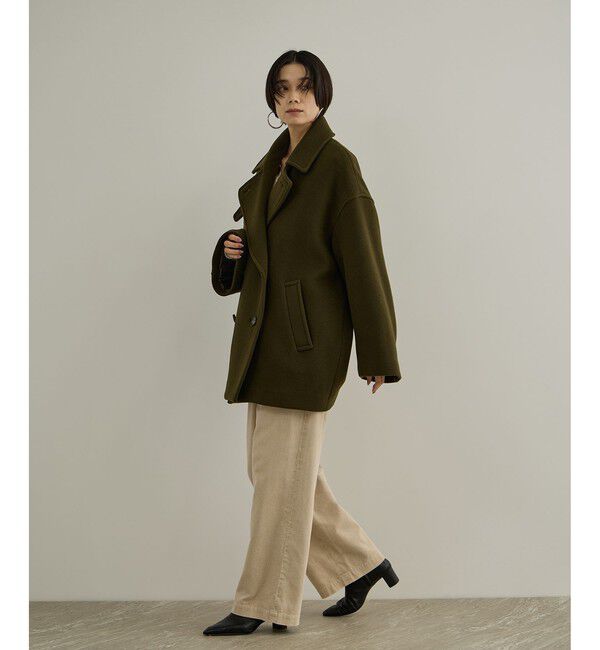 SALON adam et rope'「【W S（ドゥーブル）】ソフトレザーヒールショートブーツ」|ロングブーツ|