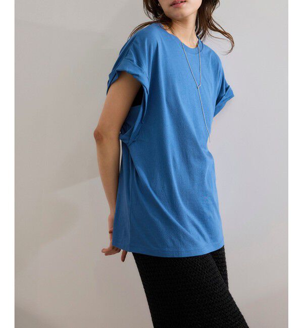 ROPE「ツイストフレンチスリーブTシャツ」|Tシャツ・カットソー|