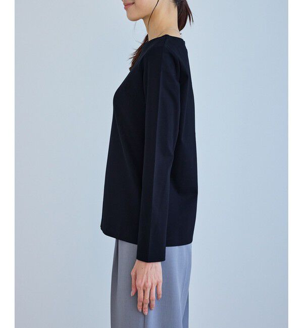Rope&rsquo;Picnic「60シルケットボートネックジャケットインナー」|Tシャツ・カットソー|