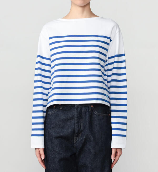 ORCIVAL「ORCIVAL | ラッセル ボートネッククロップドTシャツ WOMEN」|Tシャツ・カットソー|