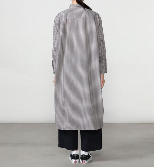 DANTON「DANTON | プランサーボタン シャツワンピース PLAID WOMEN」|ワンピース|