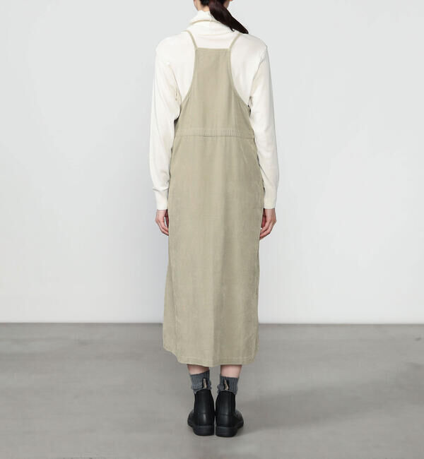 LE GLAZIK「LE GLAZIK | C/Rコーデュロイ サロペットスカート WOMEN」|ワンピース|