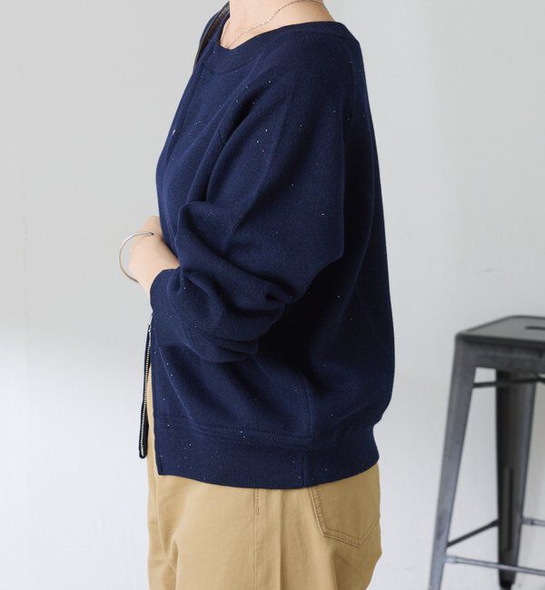  「【前後２WAY/９色展開】スウェットライク2WAY ニット」|ニット・セーター|
