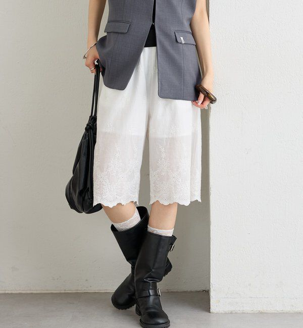  「スカラップレースハーフパンツ」|その他|