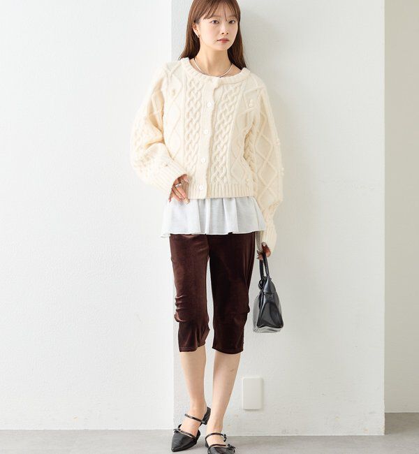  「スリットギャザーサブリナパンツ」|その他|