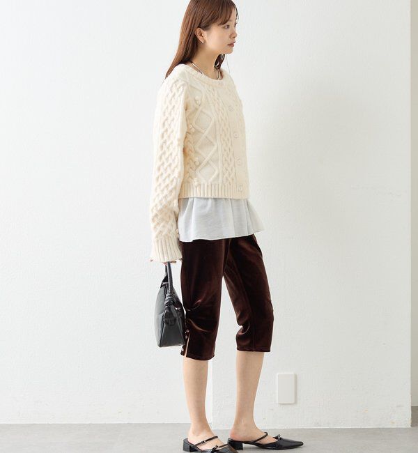  「スリットギャザーサブリナパンツ」|その他|