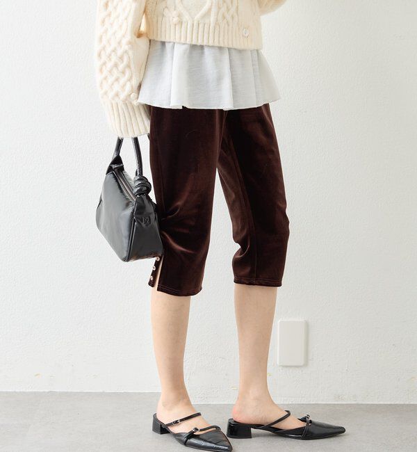  「スリットギャザーサブリナパンツ」|その他|