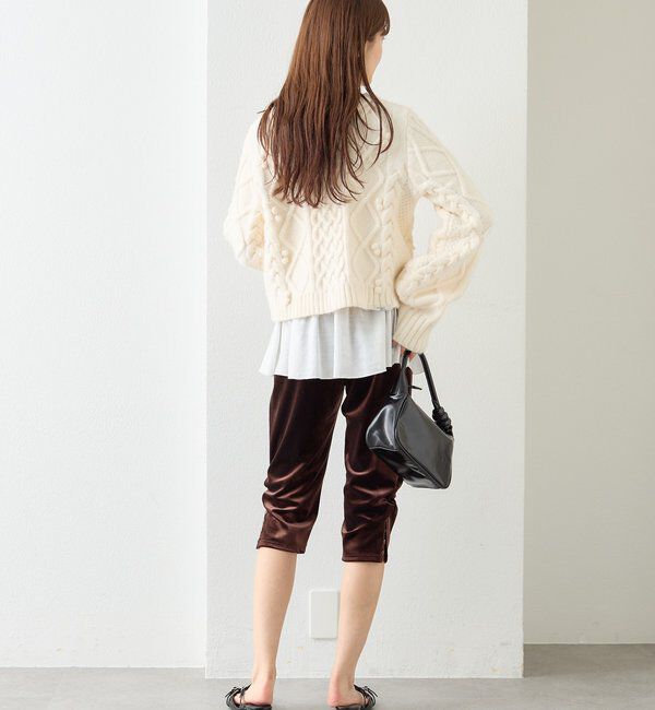  「スリットギャザーサブリナパンツ」|その他|