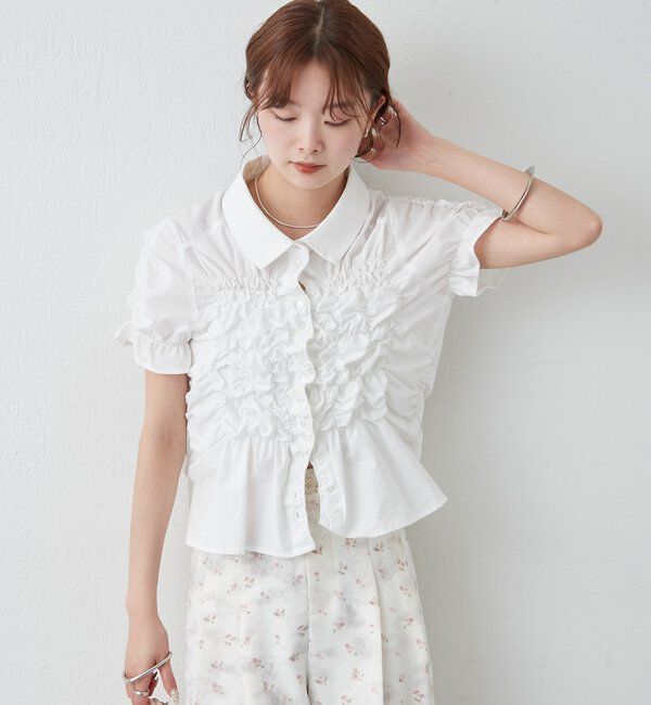  「26AWシャーリングシェイプシャツ」|シャツ・ブラウス|