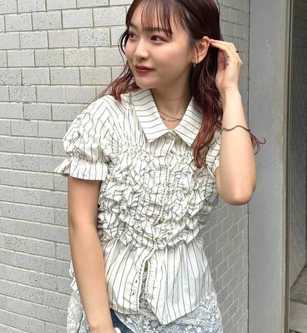  「26AWシャーリングシェイプシャツ」|シャツ・ブラウス|