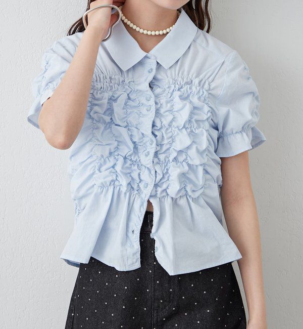  「26AWシャーリングシェイプシャツ」|シャツ・ブラウス|