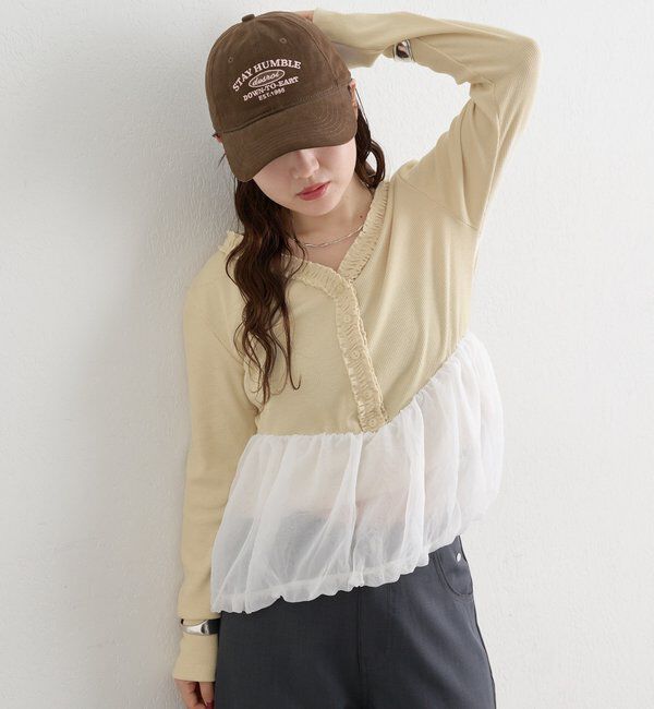  「ペプラムバルーンプルオーバー」|Tシャツ・カットソー|