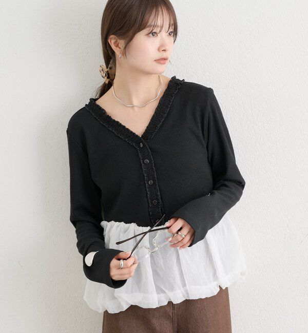  「ペプラムバルーンプルオーバー」|Tシャツ・カットソー|