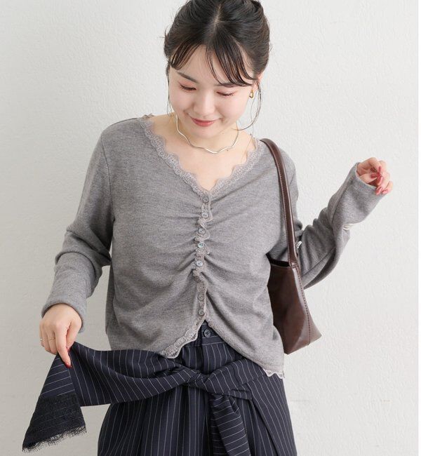  「26AWギャザーリブカーディガン」|Tシャツ・カットソー|