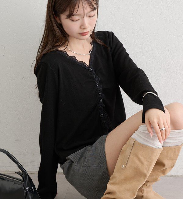  「26AWギャザーリブカーディガン」|Tシャツ・カットソー|
