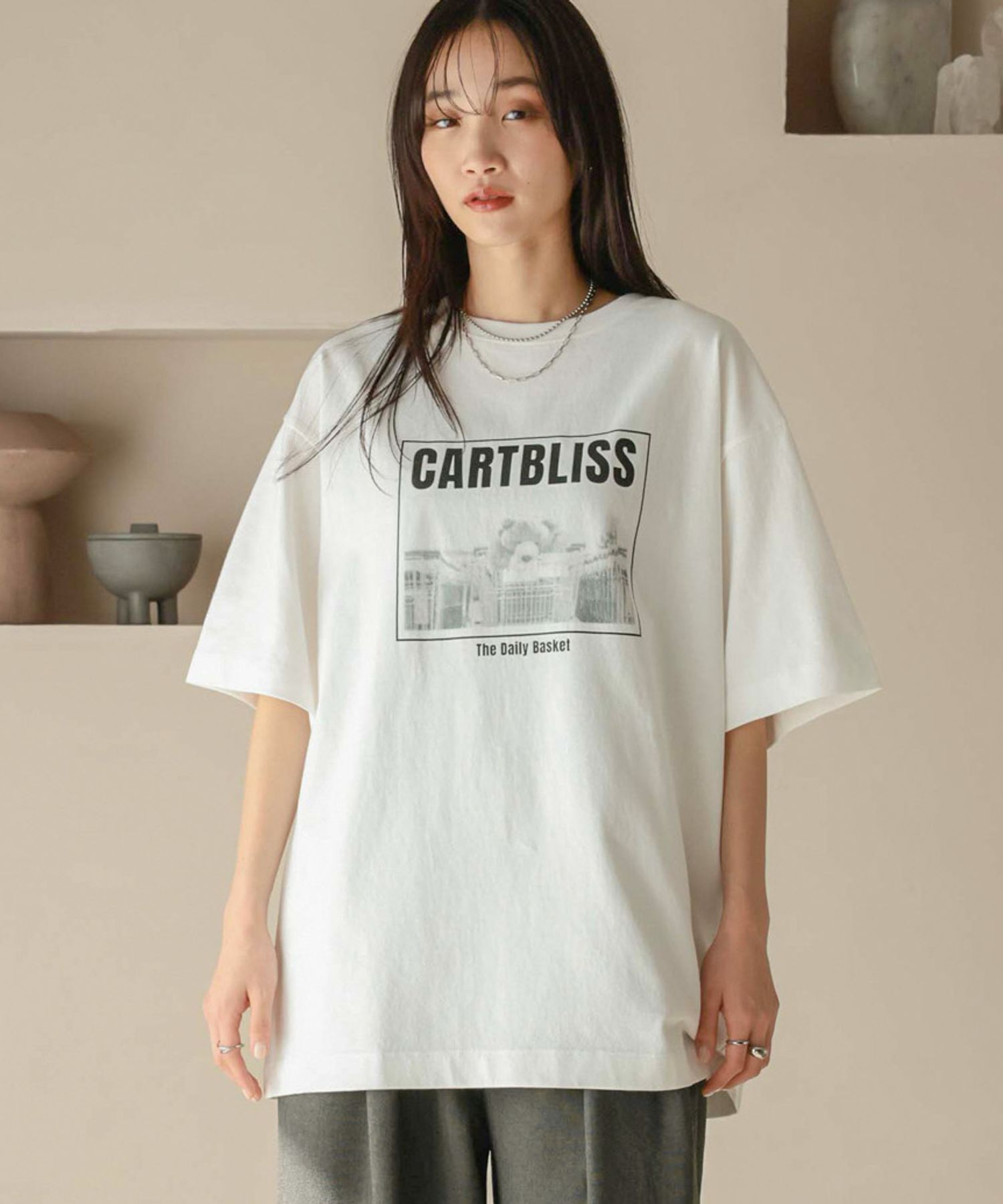 LOWRYS FARM「アソートフォトＴシャツ」|Tシャツ・カットソー|WHT