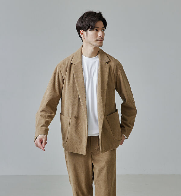 ABAHOUSE「【セットアップ対応】コール オーバーサイズ ダブルジャケット」|その他|ベージュ
