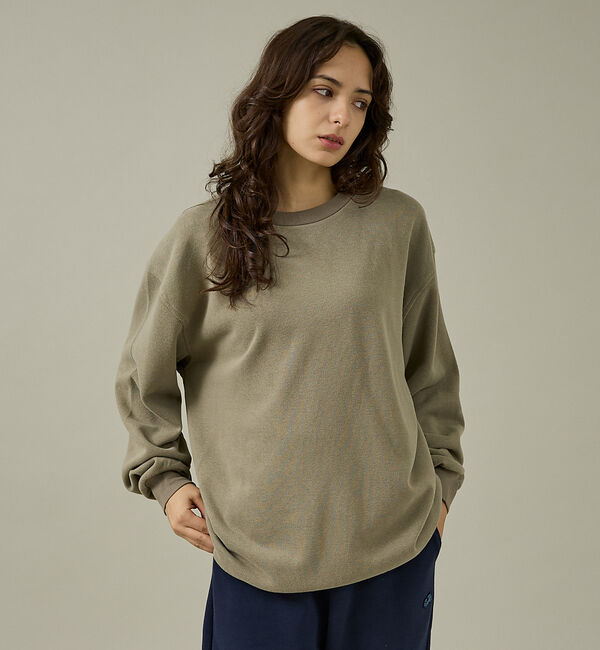 ABAHOUSE「【SEABEES / シービーズ】ニットソー クルーネック ロングスリーブティー」|Tシャツ・カットソー|