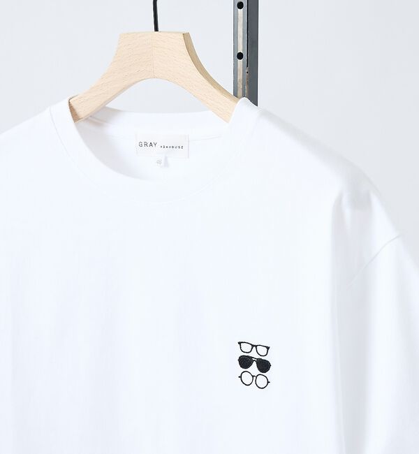 ABAHOUSE「【アイコン刺繍】ボックスシルエット Tシャツ」|Tシャツ・カットソー|