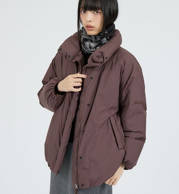 Rouge vif「【NANGA / ナンガ】STAND COLLAR DOWN JACKET /」|ダウン|ブラウン