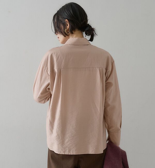 qualite「ウールミックスシャツ【予約】」|シャツ・ブラウス|