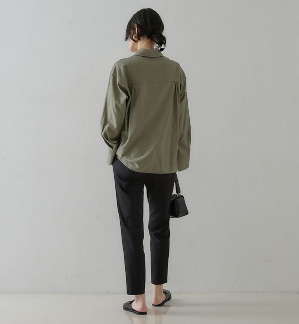 qualite「ウールミックスシャツ【予約】」|シャツ・ブラウス|