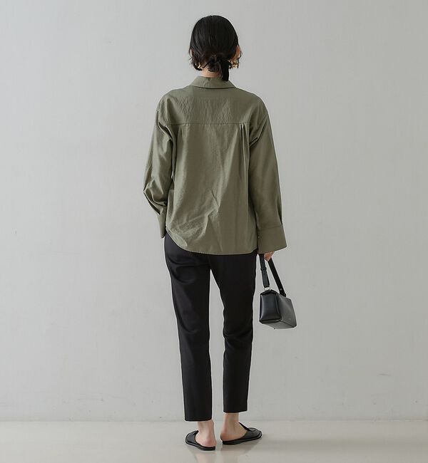 qualite「ウールミックスシャツ【予約】」|シャツ・ブラウス|