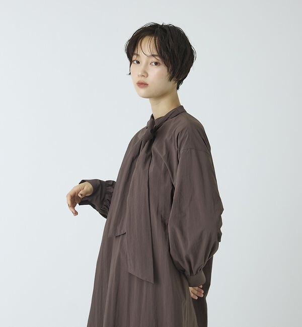 abahouse mavie「【ベッキーコラボ】ボウタイロングワンピース」|ワンピース|