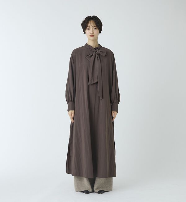 abahouse mavie「【ベッキーコラボ】ボウタイロングワンピース」|ワンピース|