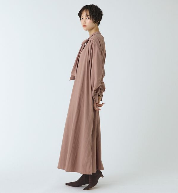 abahouse mavie「【ベッキーコラボ】ボウタイロングワンピース」|ワンピース|